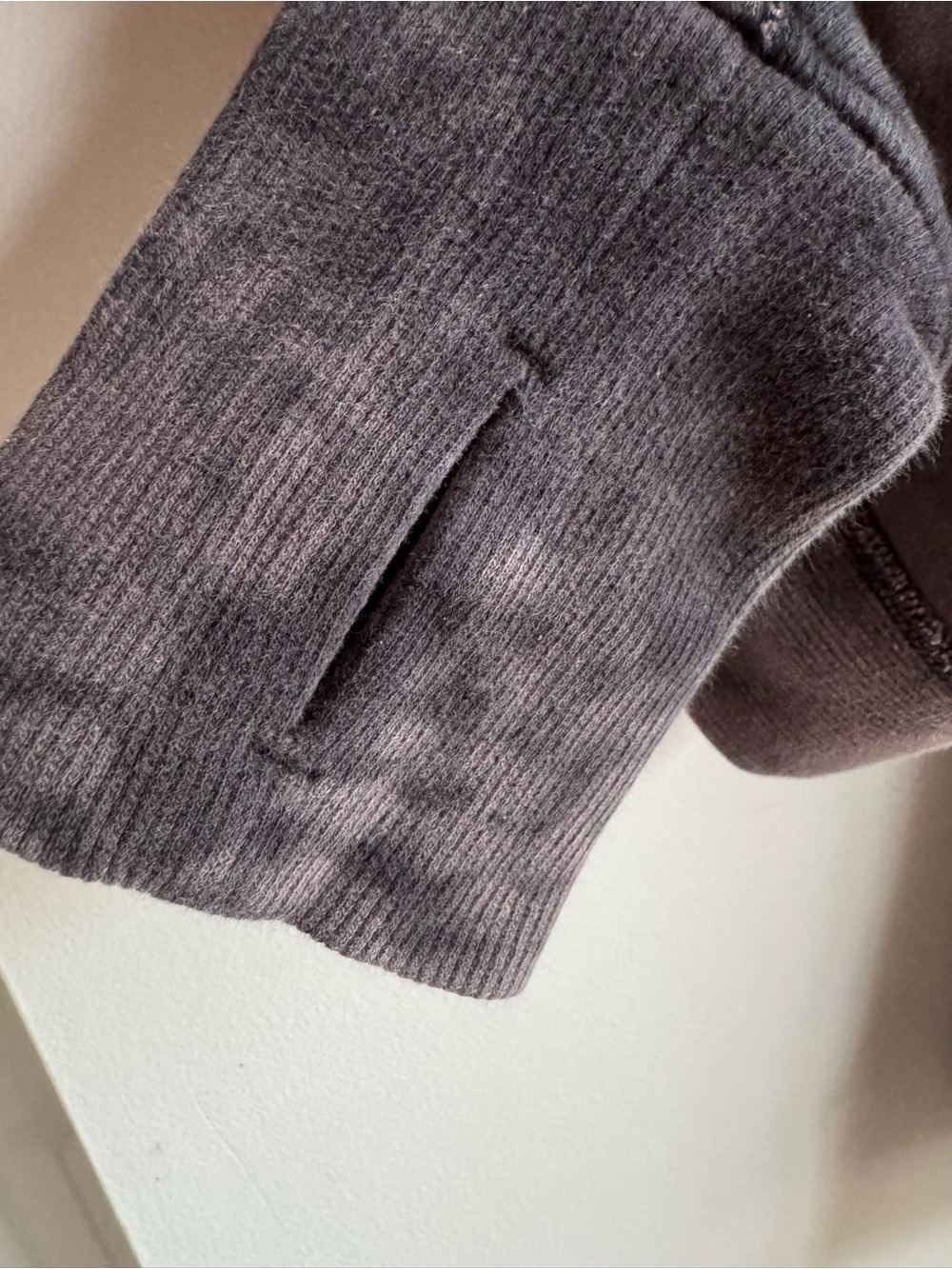 Lululemon Tie-Dye Scuba Hoodie Womens 12 Grey Hooded Full Zip Sweatshirt - Picture 7 of 12